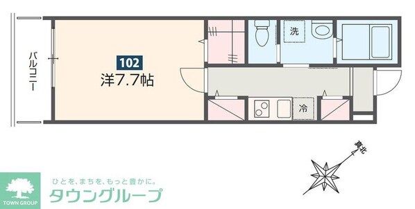 MELDIA鷲宮の物件間取画像